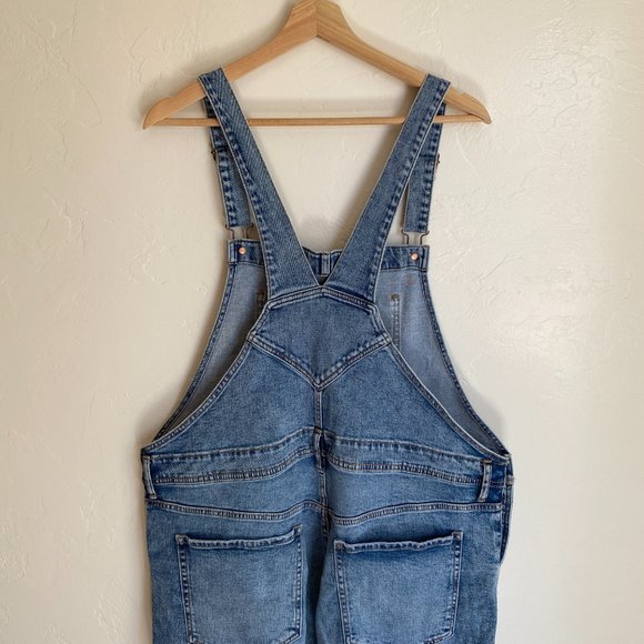 Denim Blue Women's Overalls - Picture 5 of 9